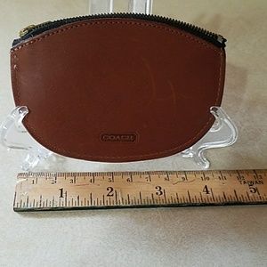 Coach leather coin purse